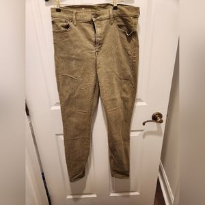 Gap skinny jeans olive 32